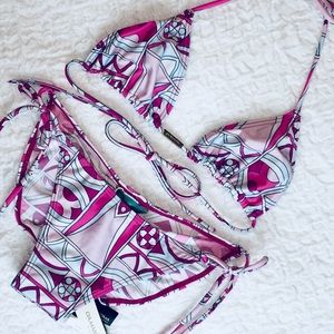 CIA MARITIMA Side-Tie String Bikini - Size Medium